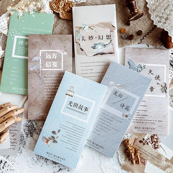 gift wrap 6 models 30 sheets retro market series creative leaving message memo notes notepad memorandum
gift wrap 6 models 30 sheets retro market series creative leaving message memo notes notepad memorandum