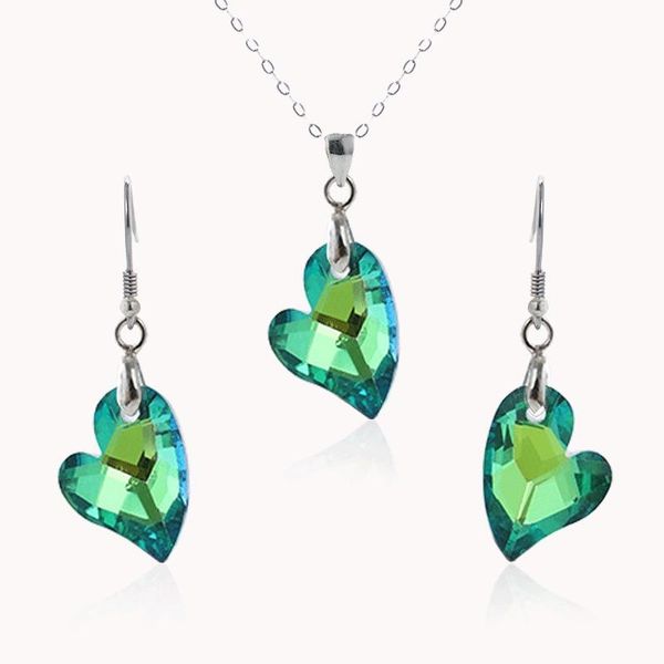 earrings & necklace colorful crystal women fashion symphony peach heart love star simple, Silver
earrings & necklace colorful crystal women fashion symphony peach heart love star simple, Silver