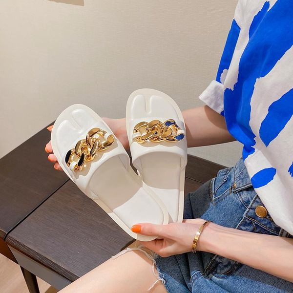 slippers summer 2021 flat-flat slipper design metal clasp round head open toe beach shoe for women, Black
slippers summer 2021 flat-flat slipper design metal clasp round head open toe beach shoe for women, Black