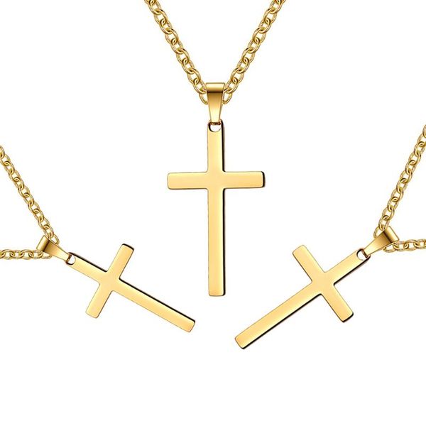 pendant necklaces charms cross necklace for woman man stainless steel christian religious jewelry party gifts, Silver
pendant necklaces charms cross necklace for woman man stainless steel christian religious jewelry party gifts, Silver
