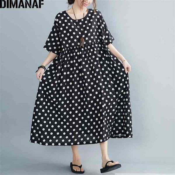 plus size summer dress women vestidos sundress beach dot print long oversize cotton loose casual clothing 5xl 210531, Black;gray
plus size summer dress women vestidos sundress beach dot print long oversize cotton loose casual clothing 5xl 210531, Black;gray