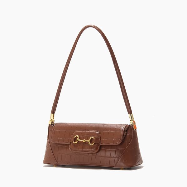 french minority design portable real leather bag women's armpit with high texture crocodile pattern stick single shoulder
french minority design portable real leather bag women's armpit with high texture crocodile pattern stick single shoulder