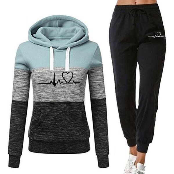 women's hoodies & sweatshirts casual two piece outfits pullovers and elastic waist jogger pants spring autumn tracksuit woman suit fema, Black
women's hoodies & sweatshirts casual two piece outfits pullovers and elastic waist jogger pants spring autumn tracksuit woman suit fema, Black