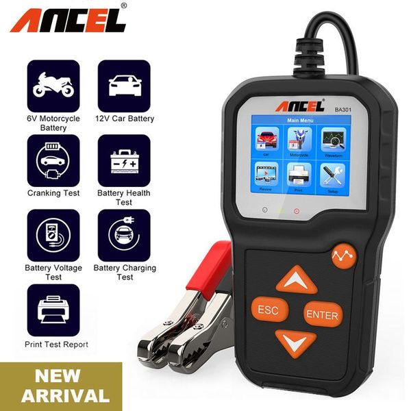 code readers & scan tools ancel ba301 battery tester print load charging cranking voltage test multiple language for 6v 12v motorcycle car t
code readers & scan tools ancel ba301 battery tester print load charging cranking voltage test multiple language for 6v 12v motorcycle car t