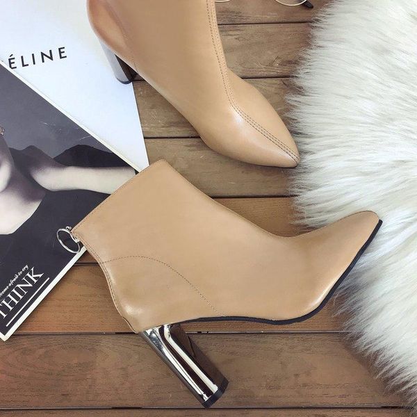 leather women's boots high heel shoes warm winter fashion woman ankle booties female botas black
leather women's boots high heel shoes warm winter fashion woman ankle booties female botas black