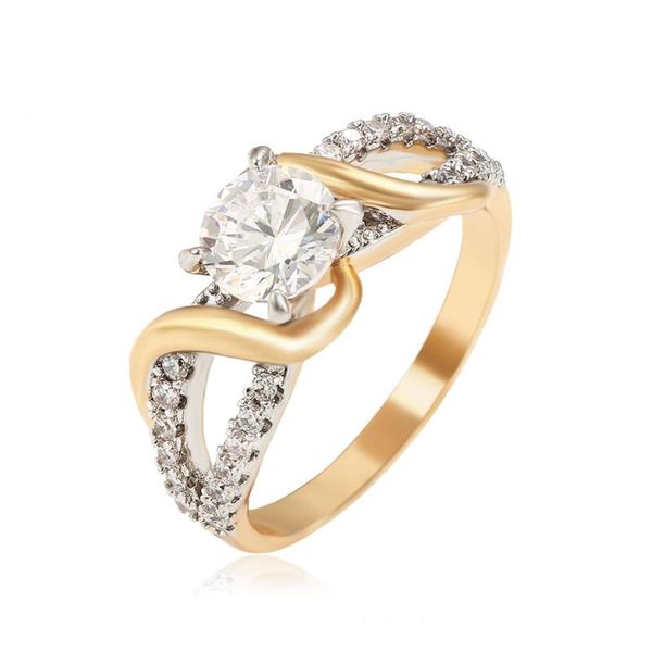 mxgxfam 18 k mix white gold color engagement rings for women + cz jewelry wedding, Slivery;golden
mxgxfam 18 k mix white gold color engagement rings for women + cz jewelry wedding, Slivery;golden