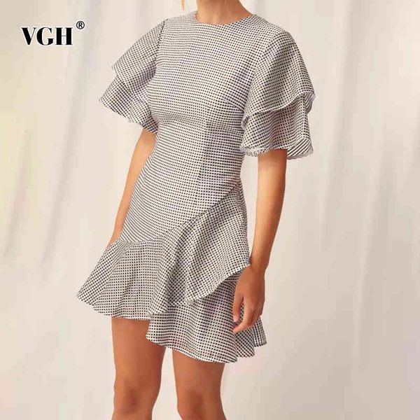 vgh temperament dot dress for women o neck butterfly short sleeve high waist patchwork ruffles hem dresses female fashion summer 210421, Black;gray
vgh temperament dot dress for women o neck butterfly short sleeve high waist patchwork ruffles hem dresses female fashion summer 210421, Black;gray