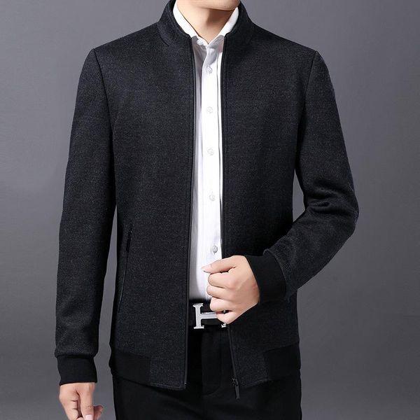 winter male woolen jacket youth loose casual fashion stand collar handsome men's jackets, Black;brown
winter male woolen jacket youth loose casual fashion stand collar handsome men's jackets, Black;brown