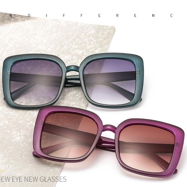 sunglasses retro brand design square for women oversized gradient sun glasses ladies vintage eyewear female uv400, White;black
sunglasses retro brand design square for women oversized gradient sun glasses ladies vintage eyewear female uv400, White;black