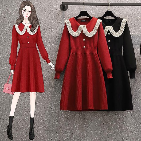 casual dresses black red knitted midi plus large size oversize korean fashion kawaii women's elegant autumn 2021 clothing sukienka, Black;gray
casual dresses black red knitted midi plus large size oversize korean fashion kawaii women's elegant autumn 2021 clothing sukienka, Black;gray