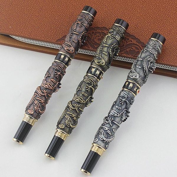 fountain pens the most complete gift jinhao luxury dragon pen vintage 18kgp 0.5mm nib ink for writing stationery office supplies
fountain pens the most complete gift jinhao luxury dragon pen vintage 18kgp 0.5mm nib ink for writing stationery office supplies