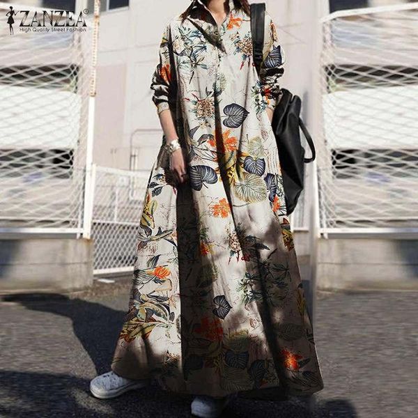 autumn vintage women floral printed dress zanzea casual loose long vestidos female sleeve cotton sundress baggy plus size dresses, Black;gray
autumn vintage women floral printed dress zanzea casual loose long vestidos female sleeve cotton sundress baggy plus size dresses, Black;gray
