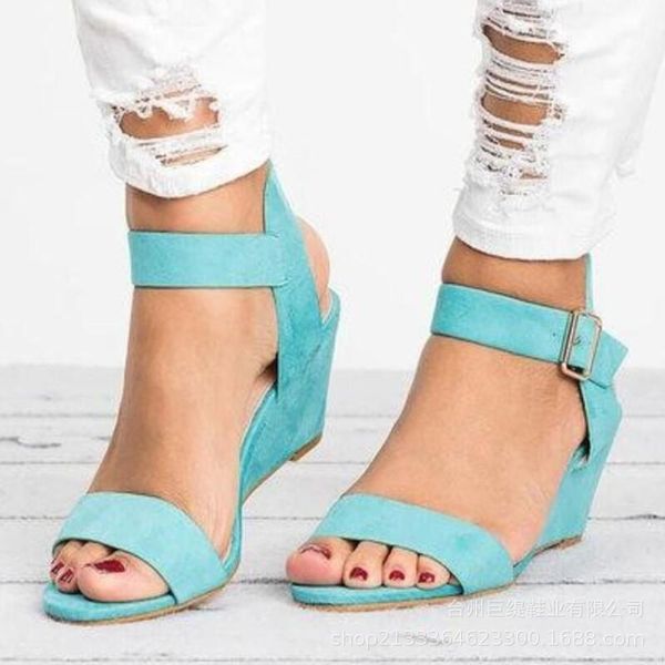 dress shoes sandals ladies pumps buckle strap fashion 34-43 size wedges for women sandalia feminina, Black
dress shoes sandals ladies pumps buckle strap fashion 34-43 size wedges for women sandalia feminina, Black