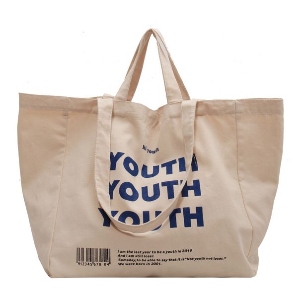 lazy wind leisure canvas bag printed letter hand-held shoulder bag women's shopping bags
lazy wind leisure canvas bag printed letter hand-held shoulder bag women's shopping bags