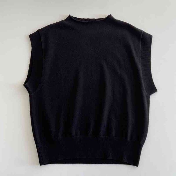 sweaters 2021 spring women knitted vest sweater ladies o-neck sleeveless simple pullover, White;black
sweaters 2021 spring women knitted vest sweater ladies o-neck sleeveless simple pullover, White;black