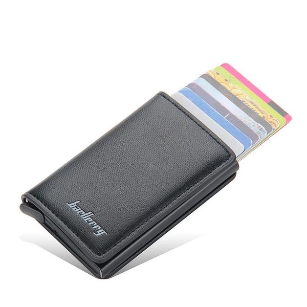 card holders fashion men package wallet rfid anti-theft pu leather mini business holder badge male purse, Brown;gray
card holders fashion men package wallet rfid anti-theft pu leather mini business holder badge male purse, Brown;gray
