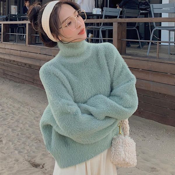 women's sweaters pullover women sweater long sleeve velvet knit loose turtleneck jumper, White;black
women's sweaters pullover women sweater long sleeve velvet knit loose turtleneck jumper, White;black