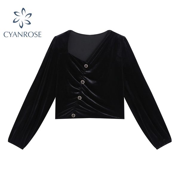 women's vintage flannel crop blouses irregular collar elegant fashion shirts office ladies draped buttons korean party 210417, White
women's vintage flannel crop blouses irregular collar elegant fashion shirts office ladies draped buttons korean party 210417, White