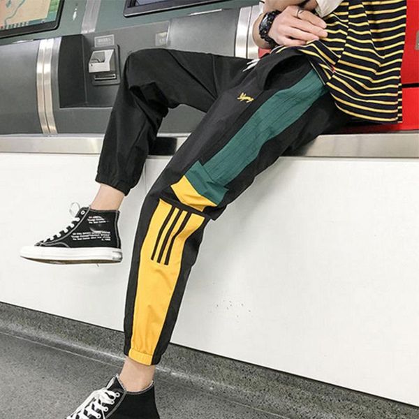 summer thin hip hop pants men korean students loose casual sweatpants ankle length harem harajuku trousers men's, Black
summer thin hip hop pants men korean students loose casual sweatpants ankle length harem harajuku trousers men's, Black