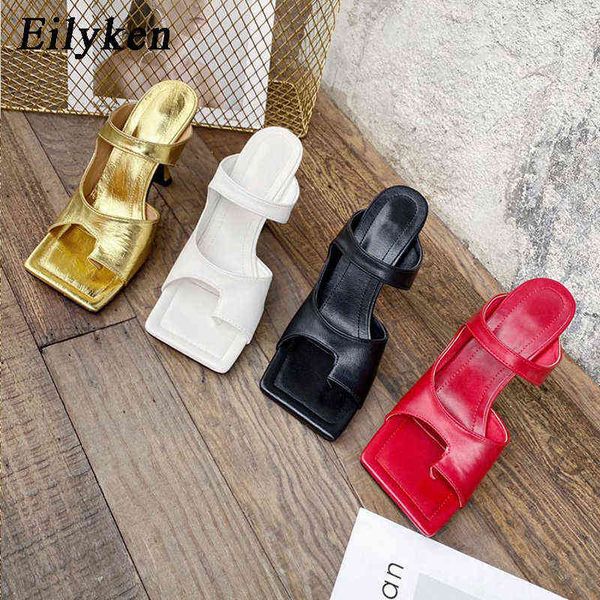 eilyken golden white design women slipper elegant square toe high heels sandal shoes outdoor slip on dress shoes y220221, Black
eilyken golden white design women slipper elegant square toe high heels sandal shoes outdoor slip on dress shoes y220221, Black
