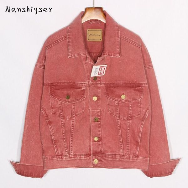 women's jackets harajuku autumn denim jacket women 2021 plus size vintage purple jeans female casual basic coat mujer chaqueta streetwe, Black;brown
women's jackets harajuku autumn denim jacket women 2021 plus size vintage purple jeans female casual basic coat mujer chaqueta streetwe, Black;brown