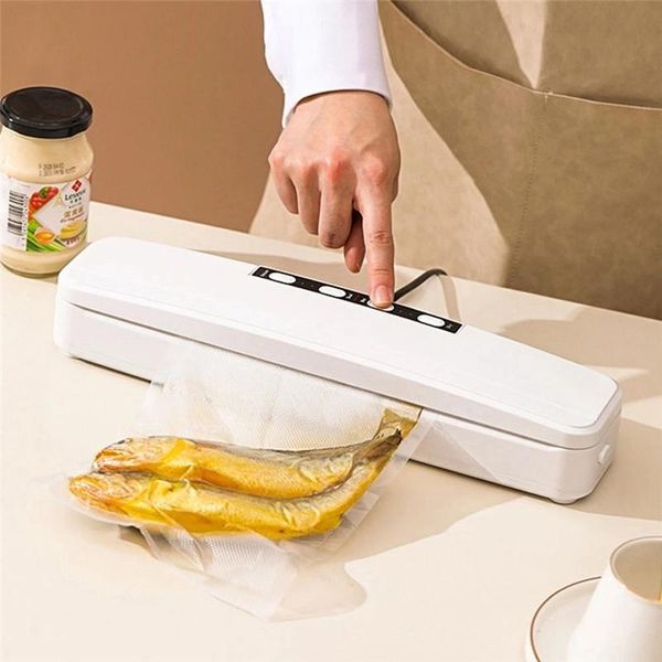 vacuum food sealing machine 220v/110v electric household sealer film packer including 10pcs foods saver bags for kitchen tools
vacuum food sealing machine 220v/110v electric household sealer film packer including 10pcs foods saver bags for kitchen tools