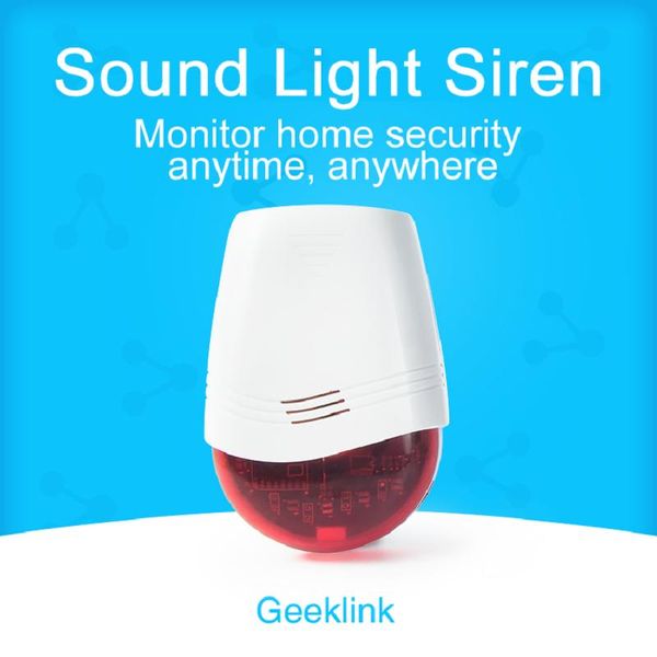 smart home control geeklink senser intelligent alarm alert warning siren alertor system sound and light gs - 1
smart home control geeklink senser intelligent alarm alert warning siren alertor system sound and light gs - 1