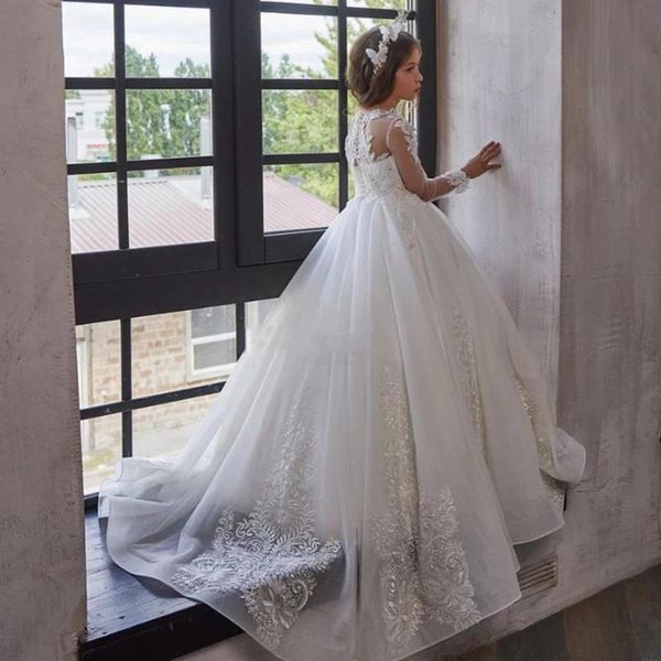 girl's dresses ball gown long sleeve flower girl dress puffy tulle applique sequins kid first communion size 1-14y, Red;yellow
girl's dresses ball gown long sleeve flower girl dress puffy tulle applique sequins kid first communion size 1-14y, Red;yellow