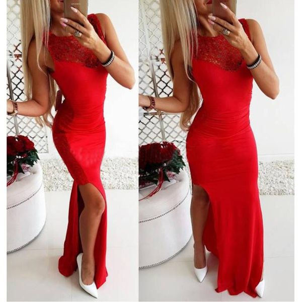 casual dresses sale ladies lace hollow out party dress women sleeveless o neck bodycon side spilt see through for female d30, Black;gray
casual dresses sale ladies lace hollow out party dress women sleeveless o neck bodycon side spilt see through for female d30, Black;gray