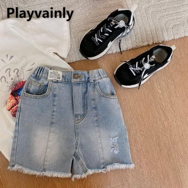 jeans 2021 boys girls elastic waist loose leisure denim pants burr shorts children clothes 1-7y e100270, Blue
jeans 2021 boys girls elastic waist loose leisure denim pants burr shorts children clothes 1-7y e100270, Blue