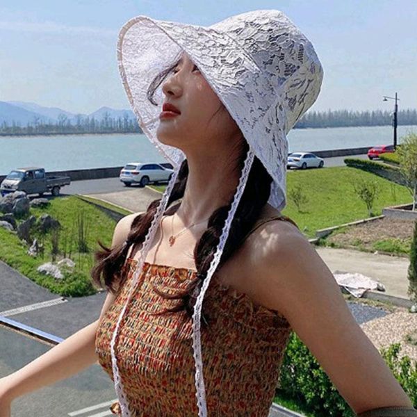 wide brim hats fashion sun hat for women holiday beach female hollow out lace summer big fold uv protection femme, Blue;gray
wide brim hats fashion sun hat for women holiday beach female hollow out lace summer big fold uv protection femme, Blue;gray