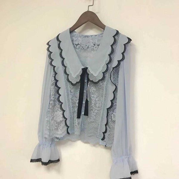 women's sweaters sweaters lace hollow out shirt women bowknot sweet v-neck flare sleeve sprin pg1t, White;black
women's sweaters sweaters lace hollow out shirt women bowknot sweet v-neck flare sleeve sprin pg1t, White;black