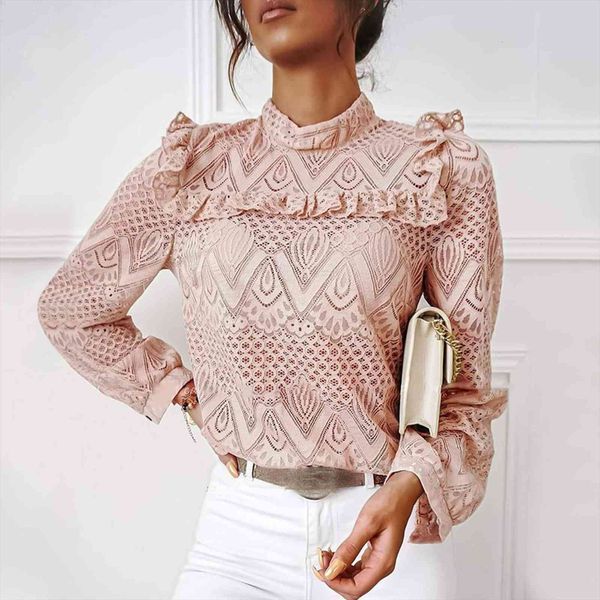 40 elegant ruffles stand women blouses lace silod long sleeve nbsp casual loose shirts vintage, White
40 elegant ruffles stand women blouses lace silod long sleeve nbsp casual loose shirts vintage, White