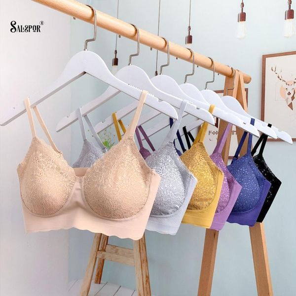 bras salspor women bra lace underwear wireless push up sport padded bralette soft thin breathable lingerie, Red;black
bras salspor women bra lace underwear wireless push up sport padded bralette soft thin breathable lingerie, Red;black