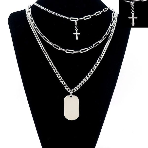 pendant necklaces stainless steel necklace for women silver color a set of three luxury jewelry girl cocktail party wholesale
pendant necklaces stainless steel necklace for women silver color a set of three luxury jewelry girl cocktail party wholesale