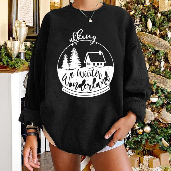 women's hoodies & sweatshirts seeyoushy christmas winter gift women drop shoulder printing crewneck long sleeve sudaderas pullovers str, Black
women's hoodies & sweatshirts seeyoushy christmas winter gift women drop shoulder printing crewneck long sleeve sudaderas pullovers str, Black