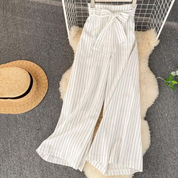 women's pants & capris japanese style wide legs casual women stripes fashion high waist simple oversize trousers lace up office ladies, Black;white
women's pants & capris japanese style wide legs casual women stripes fashion high waist simple oversize trousers lace up office ladies, Black;white