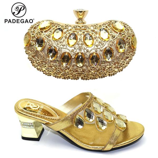 dress shoes gold color african woman sandals with purse set mature heels and bag for wedding party, Black
dress shoes gold color african woman sandals with purse set mature heels and bag for wedding party, Black
