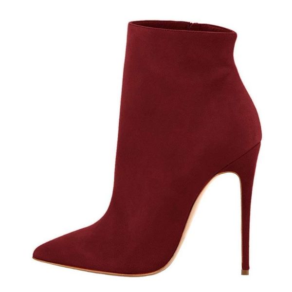 boots women high stilettos heel ankle pointed toe suede pumps fashion shoes size 8colors big sz, Black
boots women high stilettos heel ankle pointed toe suede pumps fashion shoes size 8colors big sz, Black