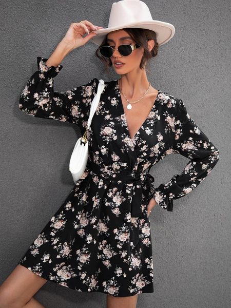 casual dresses fashion printing women dress clothing full sleeve pullover v-neck beach party black summer streetwear bodycon, Black;gray 
casual dresses fashion printing women dress clothing full sleeve pullover v-neck beach party black summer streetwear bodycon, Black;gray