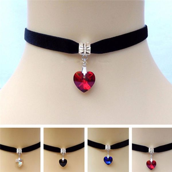 vintage black velvet heart pendant necklaces for women gothic punk girls lady necklace fashion jewelry chokers, Golden;silver
vintage black velvet heart pendant necklaces for women gothic punk girls lady necklace fashion jewelry chokers, Golden;silver