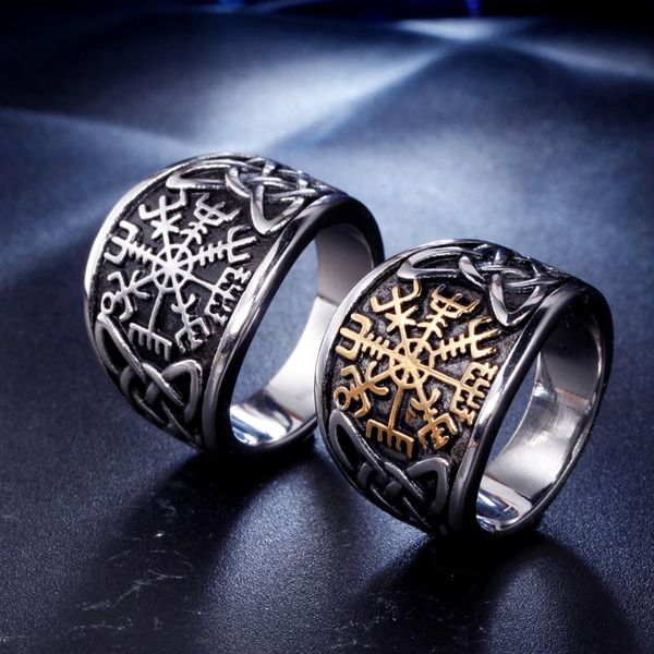 cluster rings vintage nordic viking men's ring domineering hip hop personality, Golden;silver
cluster rings vintage nordic viking men's ring domineering hip hop personality, Golden;silver