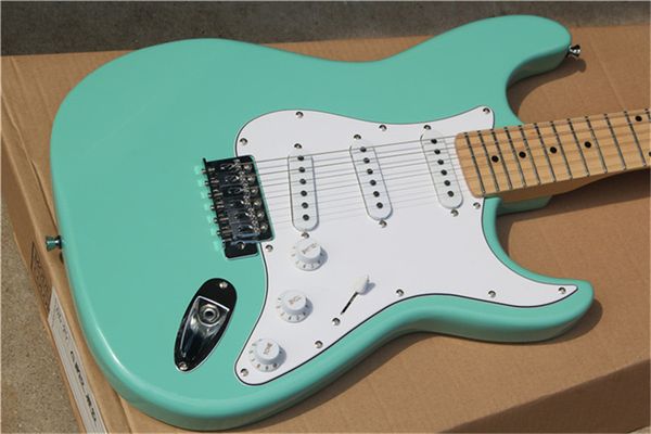 tele electric guitar maple fingerboard surf green color white pickguard chrome hardware high quality
tele electric guitar maple fingerboard surf green color white pickguard chrome hardware high quality