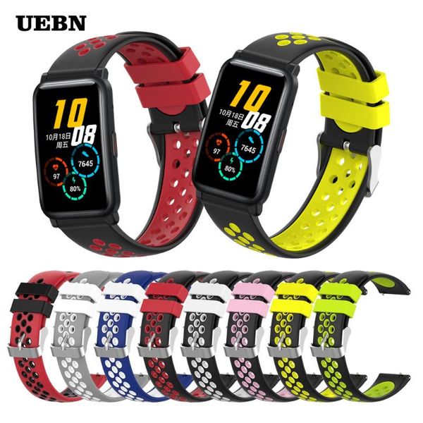 watch bands uebn silicone sport replacement breathable band for huawei honor es strap watchbands accessories, Black;brown
watch bands uebn silicone sport replacement breathable band for huawei honor es strap watchbands accessories, Black;brown