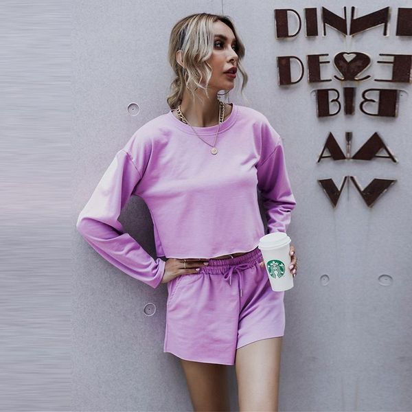 women's tracksuits spring summer ladies casual set women full sleeve short t shirt shorts 2 piece for 2021 fashion suits, Gray
women's tracksuits spring summer ladies casual set women full sleeve short t shirt shorts 2 piece for 2021 fashion suits, Gray