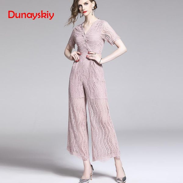 women's jumpsuits & rompers women short sleeve see through pink blue slim high waist hollow lace v neck wide leg pants, Black;white
women's jumpsuits & rompers women short sleeve see through pink blue slim high waist hollow lace v neck wide leg pants, Black;white