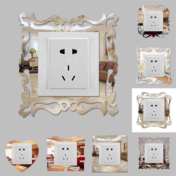 wall stickers diy switch creative mirror acrylic sticker socket decor hollow out cover 14.7x14.7cm
wall stickers diy switch creative mirror acrylic sticker socket decor hollow out cover 14.7x14.7cm