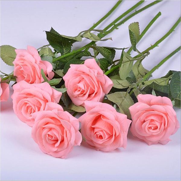 10pcs/lot artificial flowers single headed rose, home decorations for wedding party or birthday decorative & wreaths
10pcs/lot artificial flowers single headed rose, home decorations for wedding party or birthday decorative & wreaths