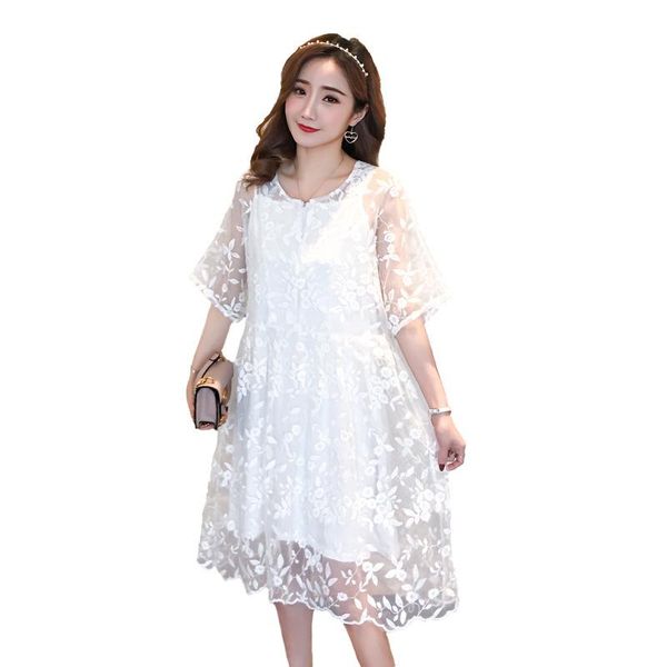 maternity dresses fashion clothing summer two-piece elegant white embroidered medium-length pregnant woman dress
maternity dresses fashion clothing summer two-piece elegant white embroidered medium-length pregnant woman dress