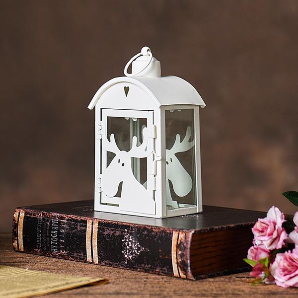 cute elk iron and glass candle holders european modern metal stand home decoration accessories lantern
cute elk iron and glass candle holders european modern metal stand home decoration accessories lantern